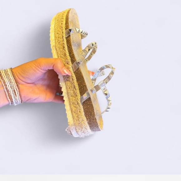 Rhinestone Sandals - Picture 1 of 3